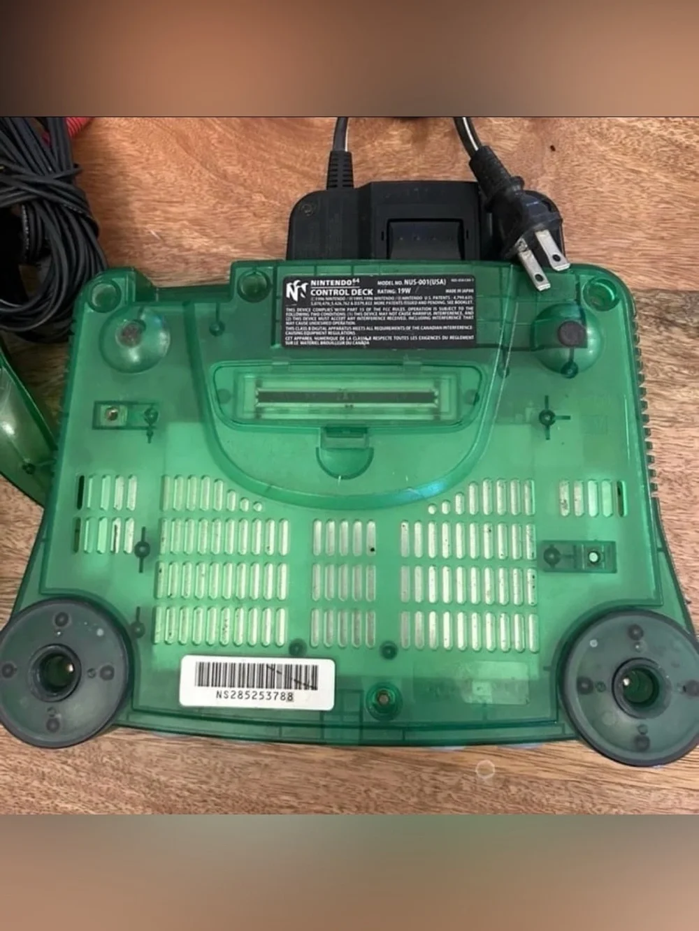 Nintendo 64 Jungle Green Funtastic Console OEM Controller Rare